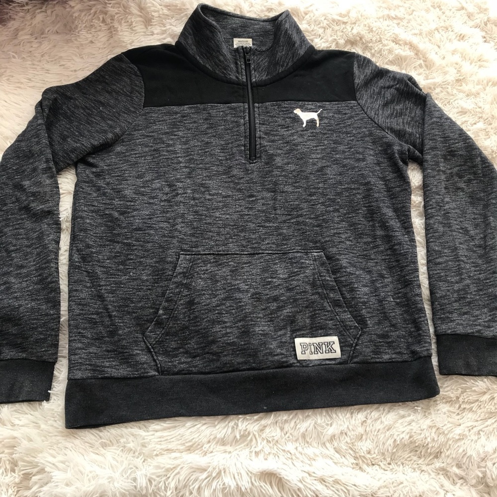PINK grey sweater